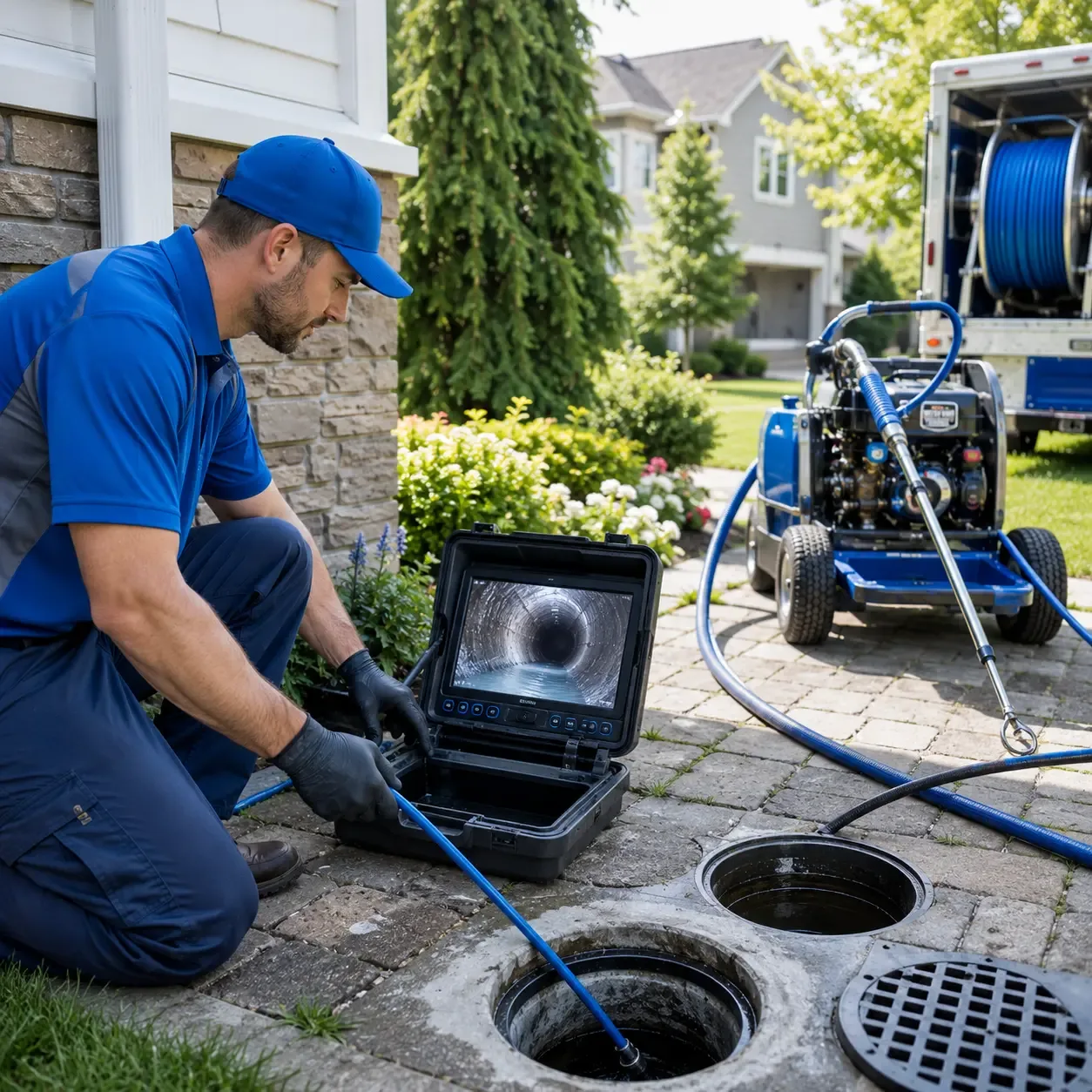 Outdoor drain cleaning professionals serving Bedford Hills, NY
